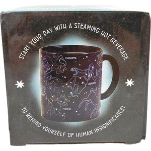 Heat Activated Constellation Coffee Mug - 12oz NIB Space Stars Night Sky Zodiac